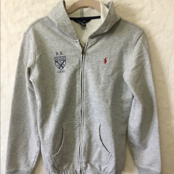Ralph Lauren Girl Gray Sweatshirt - Picture 2 of 6